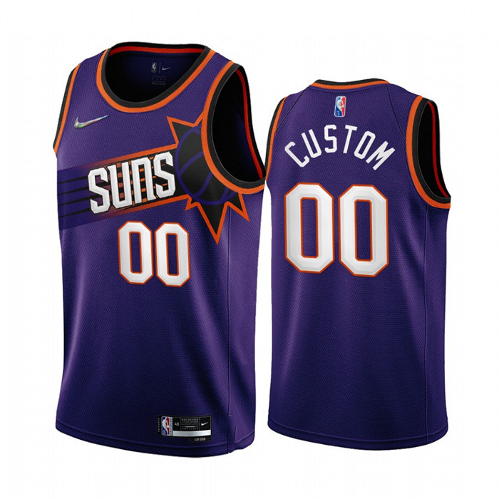 Youth Phoenix Suns Active Player Custom Purple Icon Edition Stitched Basketball Jersey